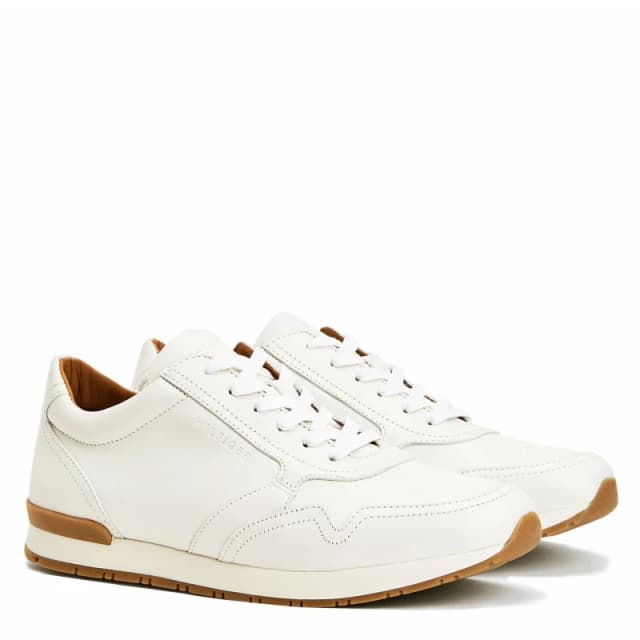 Tommy Hilfiger Classic Premium Leather Trainers - White White 7