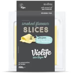 Violife Coconut Cheese Slices Smoked Flavour 200g
