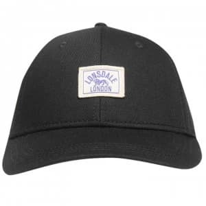Lonsdale Patch Cap Mens - Black