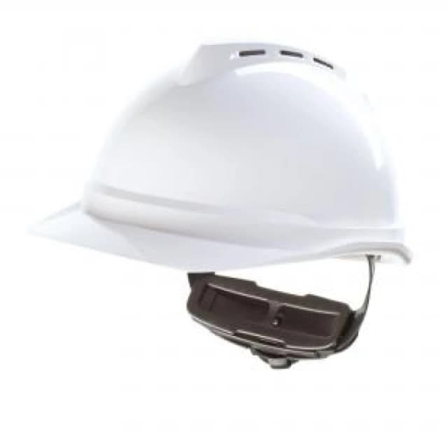 MSA V - Gard 500 Vented Safety Helmet White