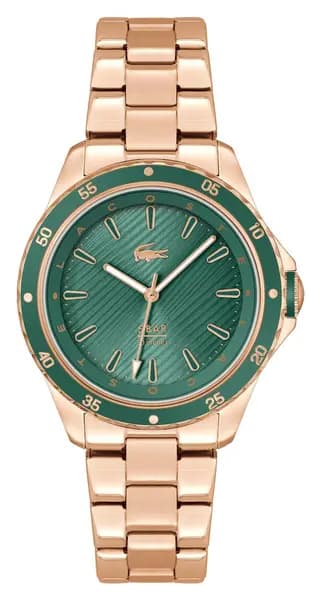 Lacoste 2001372 Womens Santorini (36mm) Green Dial / Rose Watch