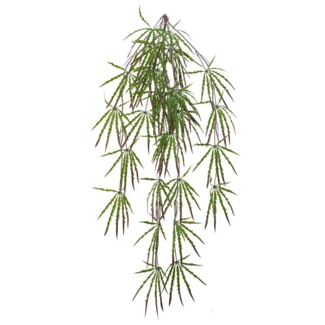 Leaf 100cm Artificial Hanging Acer Plant Green unisex