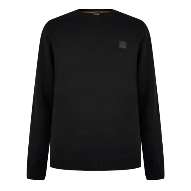 Boss Mens Kanovano Crew-neck Jumper Black 001 male M