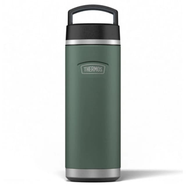 Thermos Icon Series Stainless Steel Bottle 710Ml With Screw Top Lid - Green