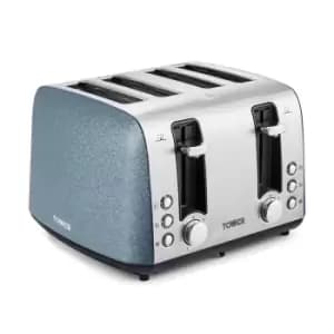 Tower T20053BLU Ice Diamond 4 Slice Toaster