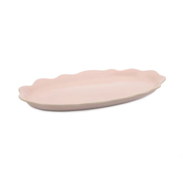 Jamie Oliver Big Love 'Pass-Me' Platter, Stoneware, 35 x 20 x 2cm Pink