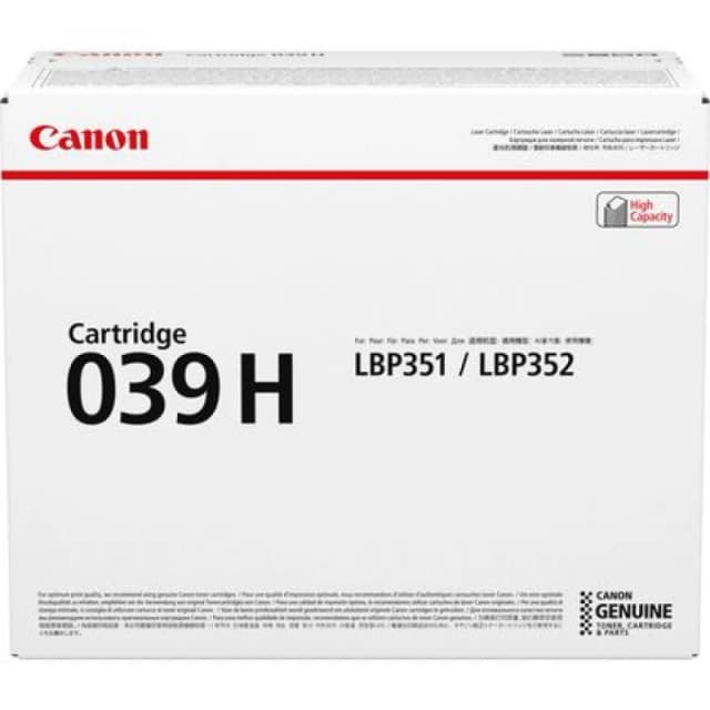Canon 0288C002/039H Toner cartridge Black Contract. 25K pages for Cano