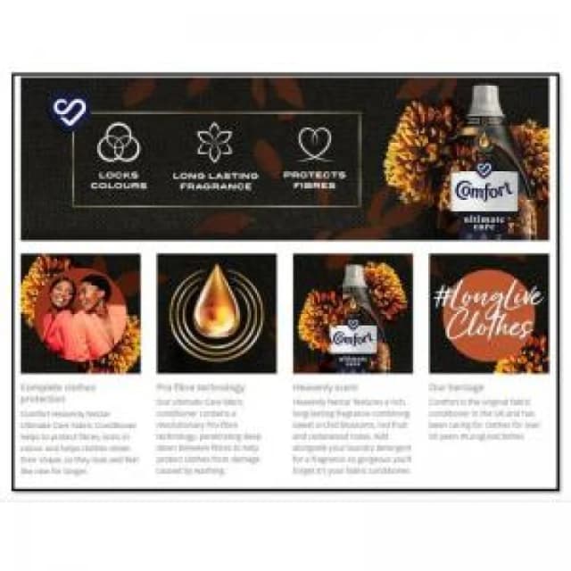 Comfort Fabric Conditioner Heavenly Nectar 68W - PACK 8 NWT8351P NWT8351P