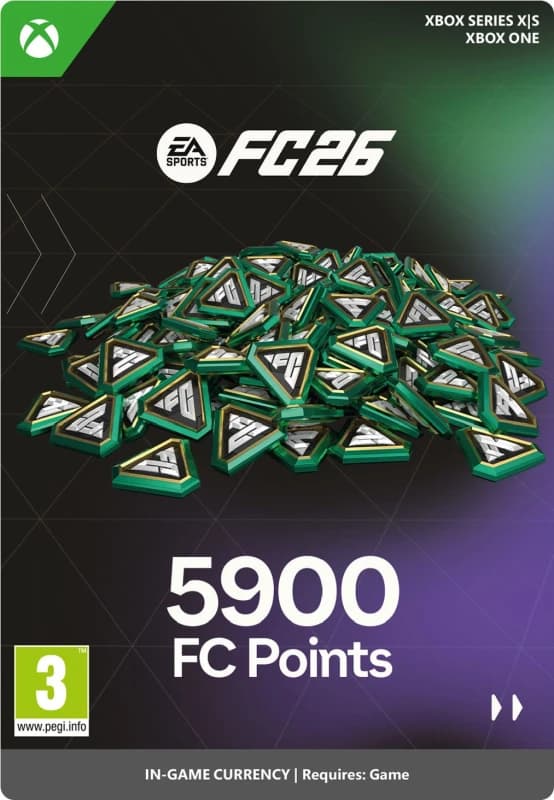 Xbox EA Sports FC 26 5900 FC Points -Digital Code Game Points