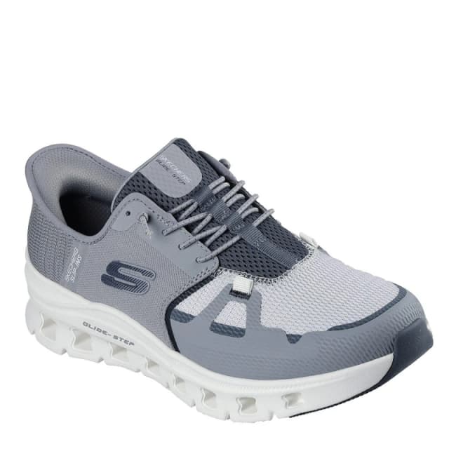 Skechers Glide-Step Pro Slip On Runners Mens Grey/Charc male 7 (41)