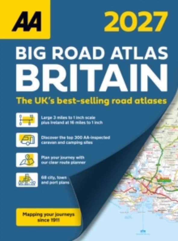 AA Big Road Atlas Britain 2027 Spiral bound