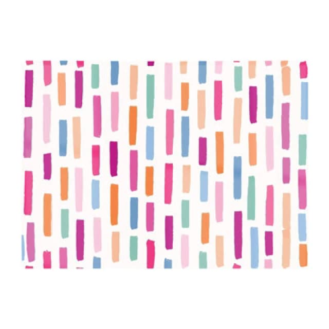 Warren Reed Designer Vertical Abstract Brush Pattern Glass Chopping Board