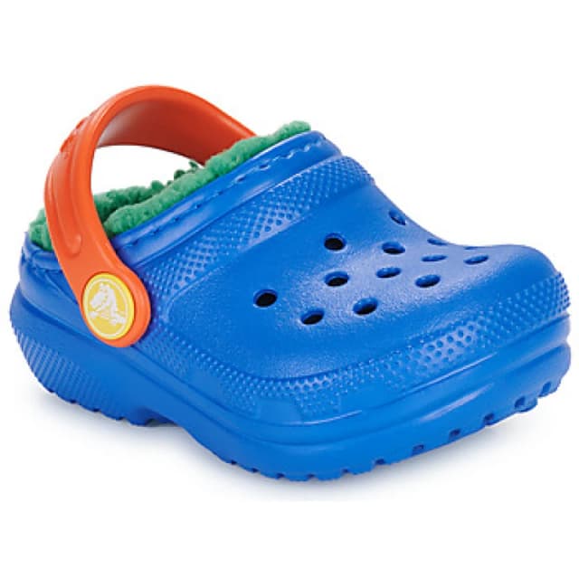 Crocs blue multi classic lined clog Boys Toddler sandals Blue Multi UK 8 (EU 25)