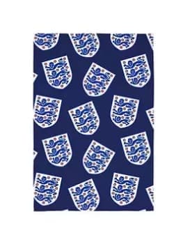 England Crest Fleece Blanket, Multi