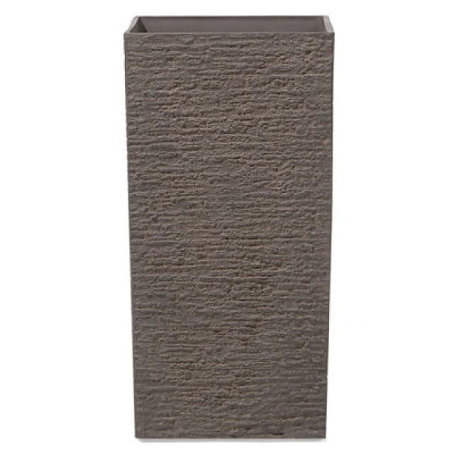 Beliani Plant Pot Gaza 35cm Dark Brown