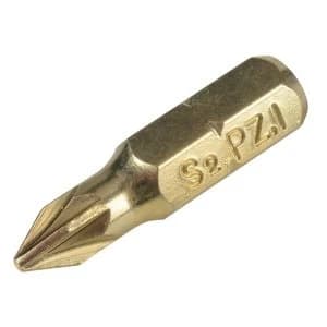 ForgeFix Pozidriv Compatible Bits PZ1 x 25mm (Pack 10)