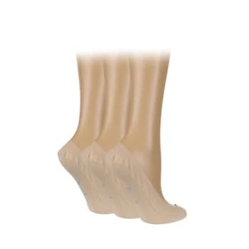 Pringle Marian No Show 3 Pack Socks - Nude