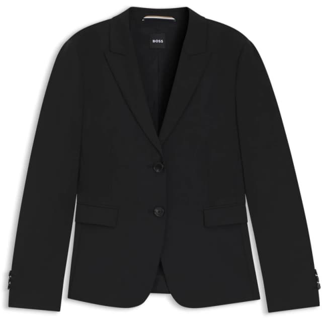 Boss Womens Juleah Blazer Black female 4 (XXS)
