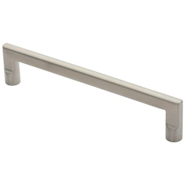 Loops Flat D Bar Door Pull Handle 315 x 15mm 300mm Fixing Centres Satin Steel Metallics unisex