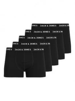 Jack & Jones Jachuey Trunks 5 Pack - Black