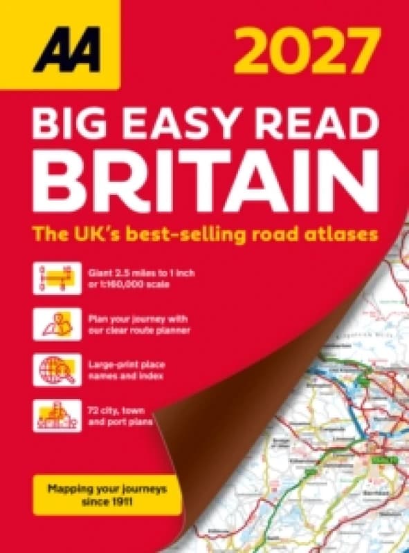 AA Big Easy Read Atlas Britain 2027 Paperback / softback