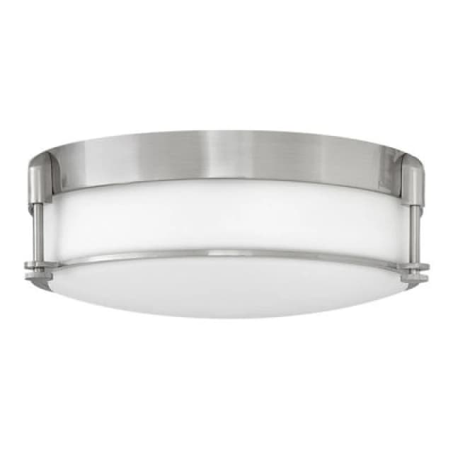 Elstead Lighting Colbin Medium Flush - Brushed Nickel