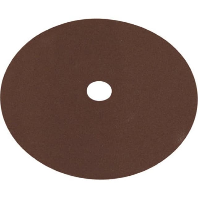 Loops 25 PACK 175mm Fibre Backed Sanding Discs - 120 Grit Aluminium Oxide Round Sheet Multi