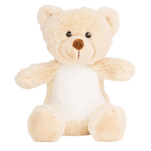 Mumbles Printme Mini Teddy Bear in Light Brown Size: Medium Light Brown Unisex M