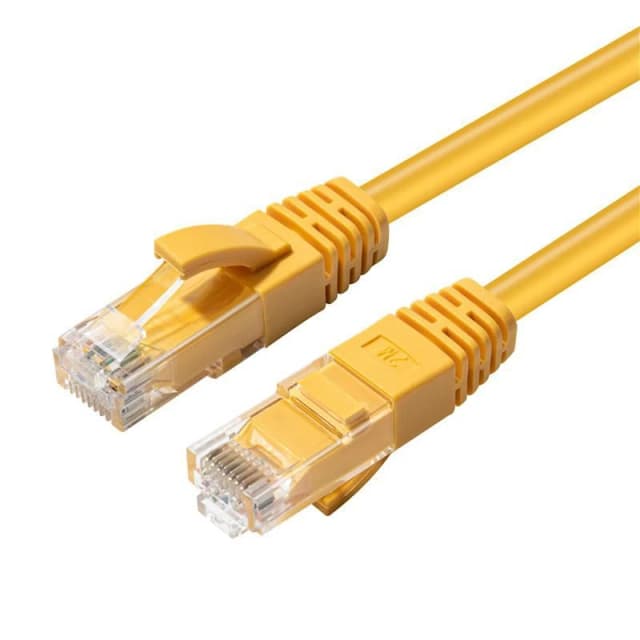 Microconnect CAT6A UTP Network Cable 0.3m. Yellow