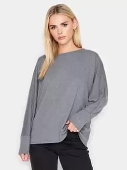 PixieGirl Petite Batwing Top - Grey, Size 10, Women