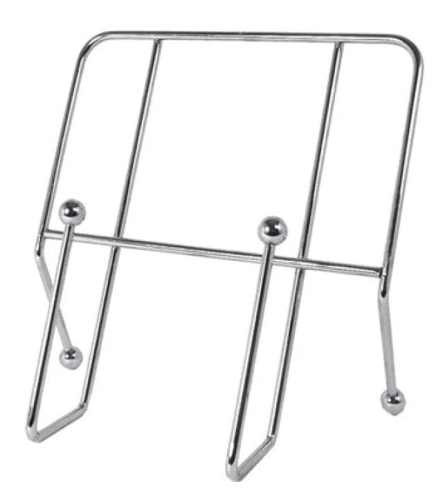 Premier Housewares Reyna Miles Chrome Cookbook Stand Silver