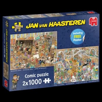 Jumbo Jan Van Haasteren The Winter Games 2-Pack Jigsaw Puzzle - 1000 Pieces