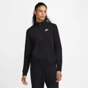 Nike Sportswear Club Fleece Womens 1/2-Zip Sweatshirt - Black