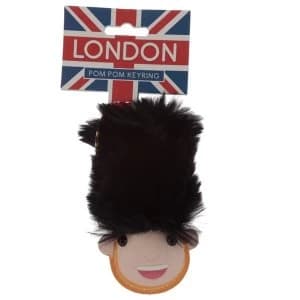 London Guardsman Pom Pom Keyring