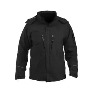 Clique Mens Sanders Soft Shell Jacket (XL) (Black)