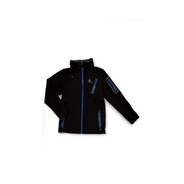 Peak Mountain Children's softshell jacket Peak Mountain Ecolok Noir Male 16 ans ECOLOK/10-16/BG-NOIR