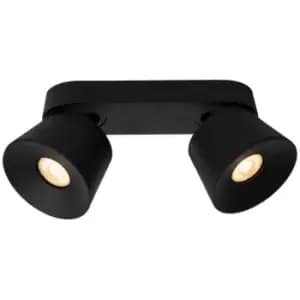 Lucide TRIGONO - Twin Ceiling Spotlight - 2xGU10 - Black