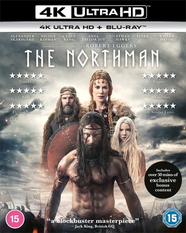 The Northman Bluray 5053083243326