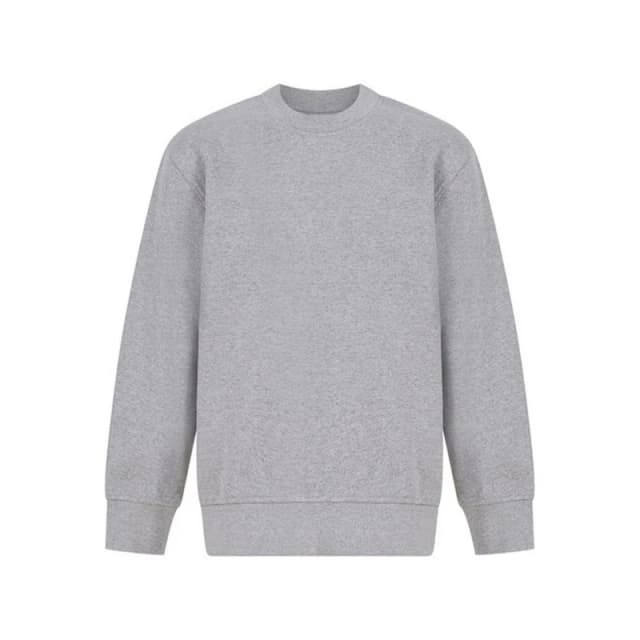 SF Minni Curved Hem Sweatshirt in Grey Size: 11-12 Years Grey Unisex 11-12 Years