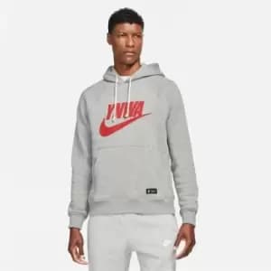 Nike Liverpool FC Heritage Hoodie Mens - Grey
