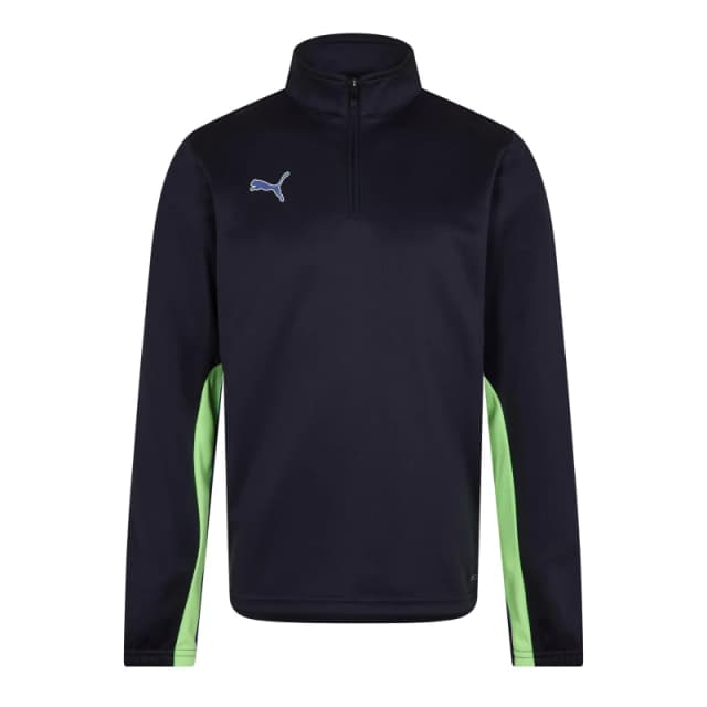 Puma Finesse Performance Quarter Zip Drill Top Junior - Blue Blue 13 - 14 Years