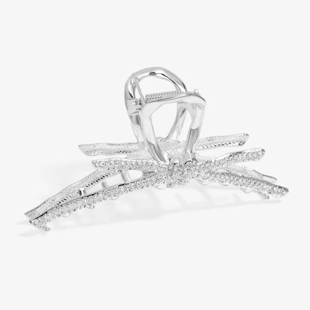 Mood Silver Crystal Bow Hair Bulldog Jewellery Sets One Size Silver 72789811000