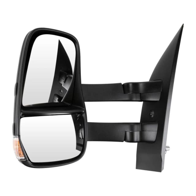IVECO 5802029799 Wing mirror Left, black, Long mirror arm, Rough Outside Mirror (50)