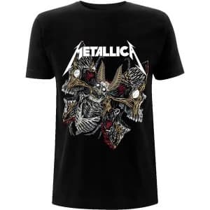 Metallica - Skull Moth Unisex Large T-Shirt - Black
