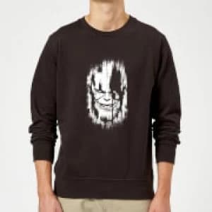 Marvel Avengers Infinity War Thanos Face Sweatshirt - Black