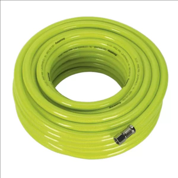 Sealey AHFC20 Air Hose High Visibility 20mtr x Ø8mm with 1/4BSP Unions