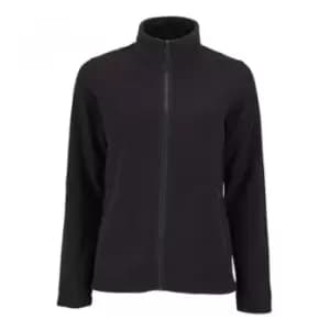 SOLS Womens/Ladies Norman Fleece Jacket (L) (Black)