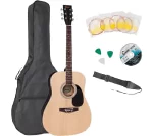 ENCORE EWP-100N Acoustic Guitar Bundle - Natural