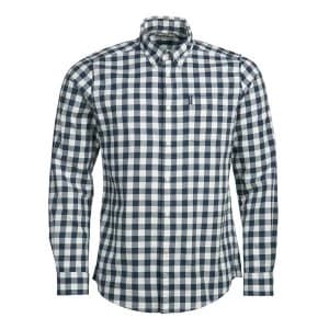 Barbour Mens Gingham 21 Tailored Shirt Navy XXL