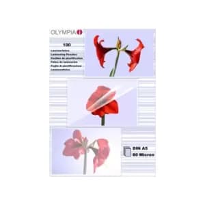 Olympia 1x100 DIN A5 80 micron laminator pouch 100 pc(s)